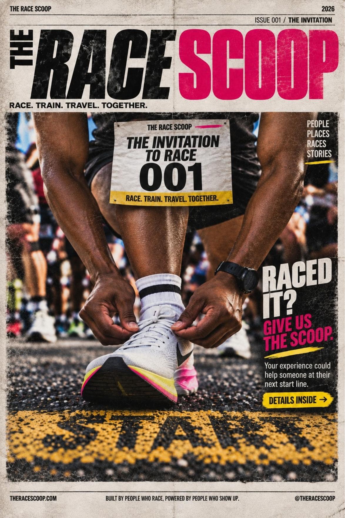 The Race Scoop Athlete Invitation cover